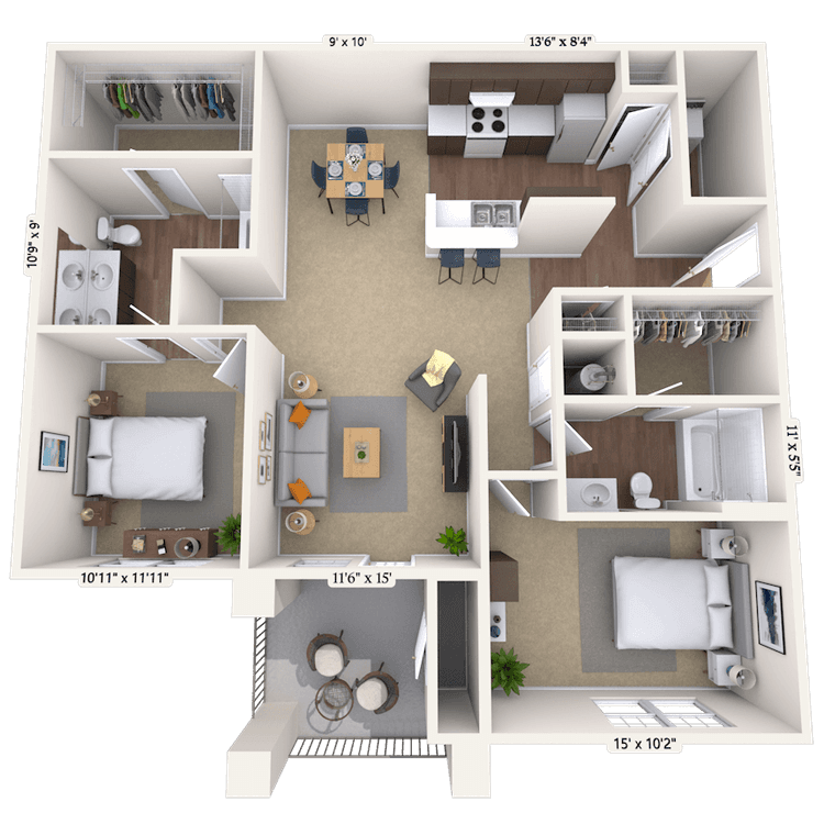 Floorplan image of unit II 24115133