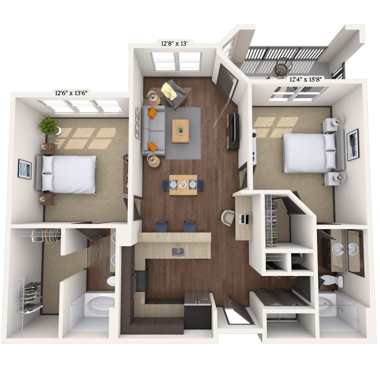 Floorplan image of unit 5-5103