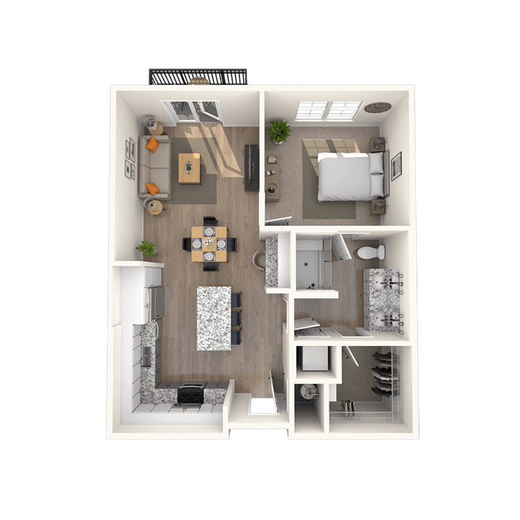 Floorplan image of unit 5309