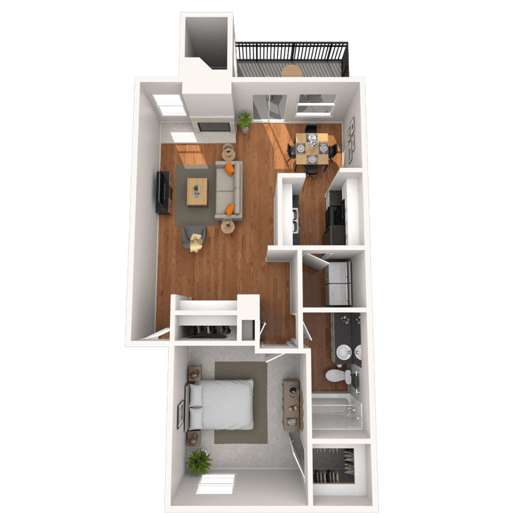 Floorplan image of unit 914