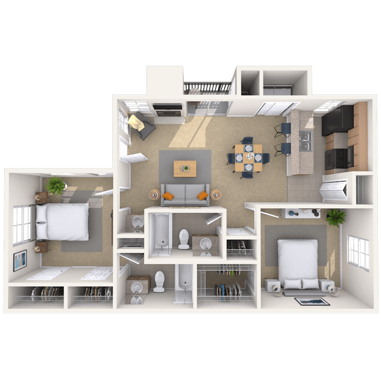 Floorplan image of unit 016204