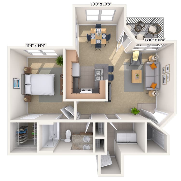 Floorplan image of unit 08816