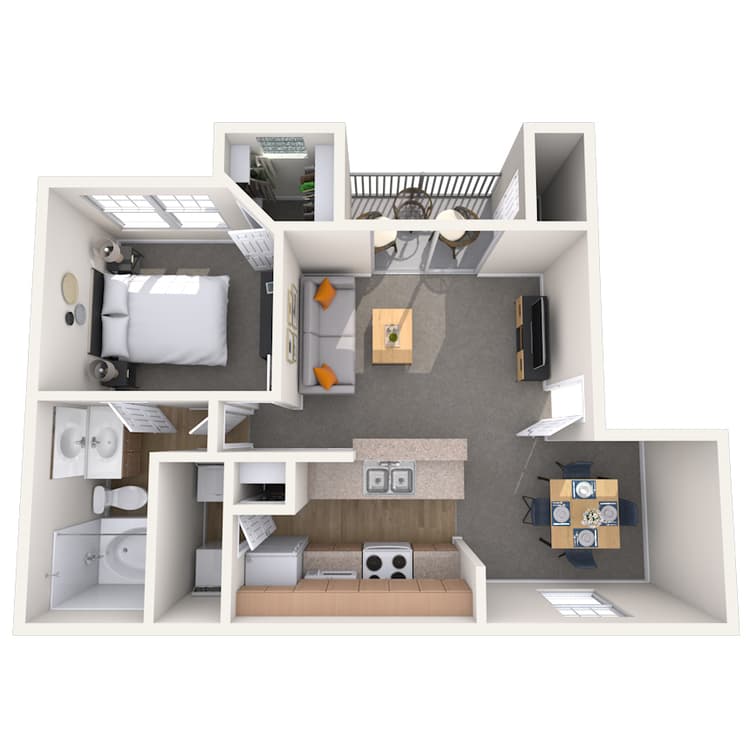 Floorplan image of unit 01212