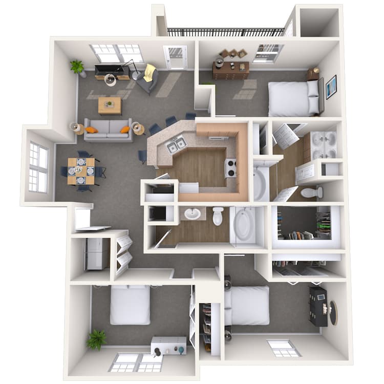 Floorplan image of unit 01220